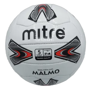 Mitre Malmo Training Ball Size 5 - White/Red/Black