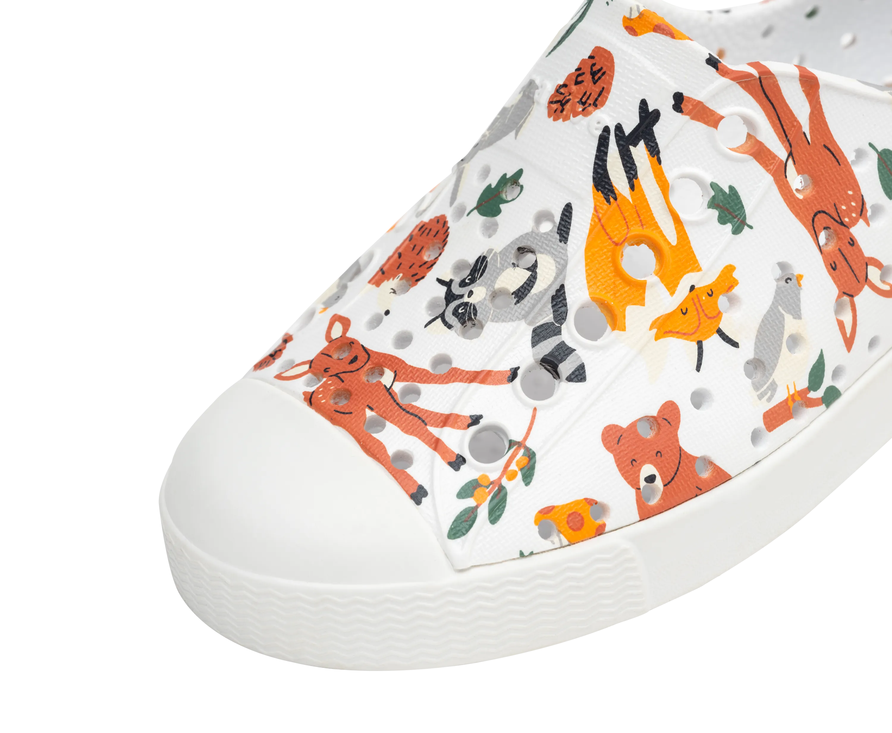 Native Jefferson Print - Shell White/ Shell White/ Foxtail Forest Friends