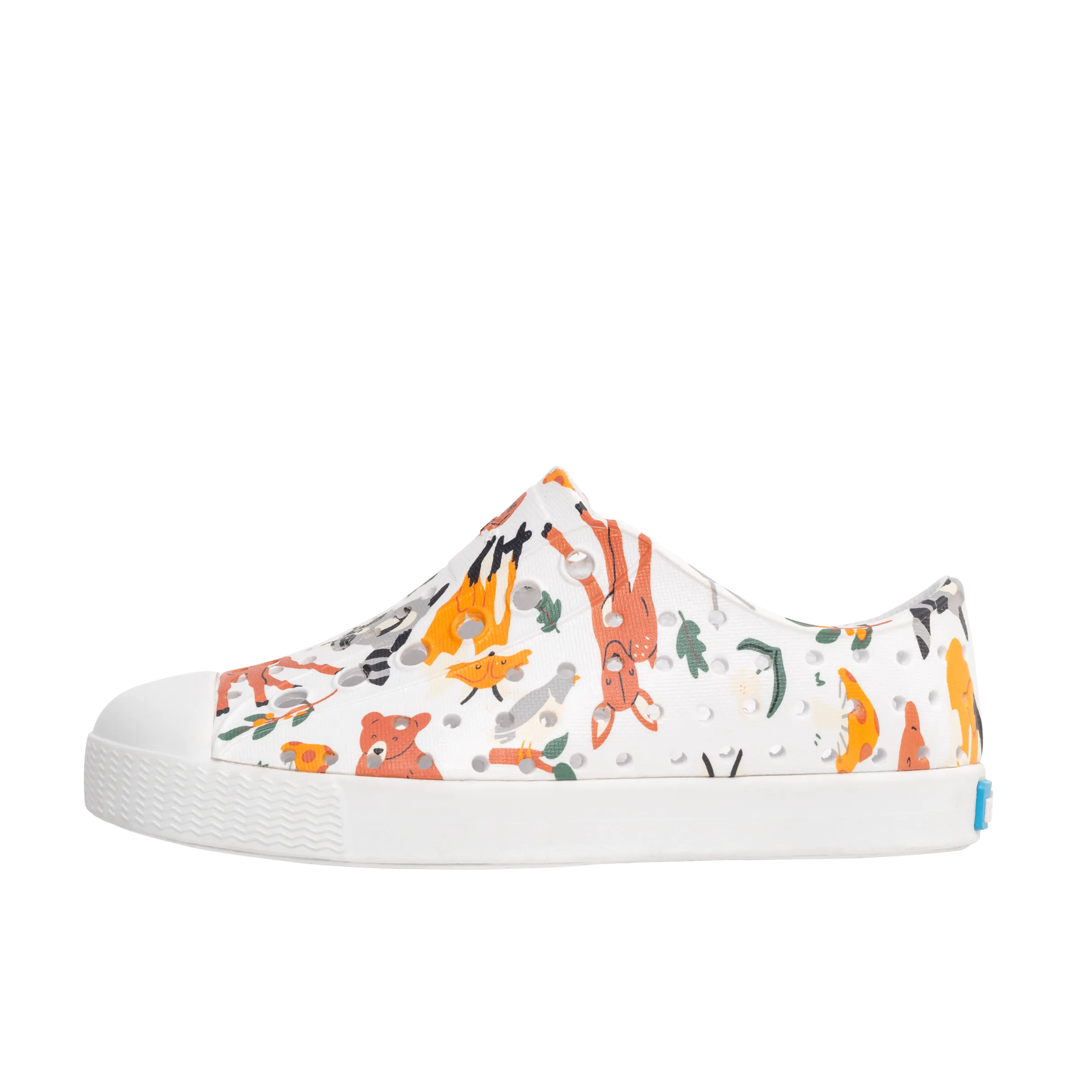 Native Jefferson Print - Shell White/ Shell White/ Foxtail Forest Friends