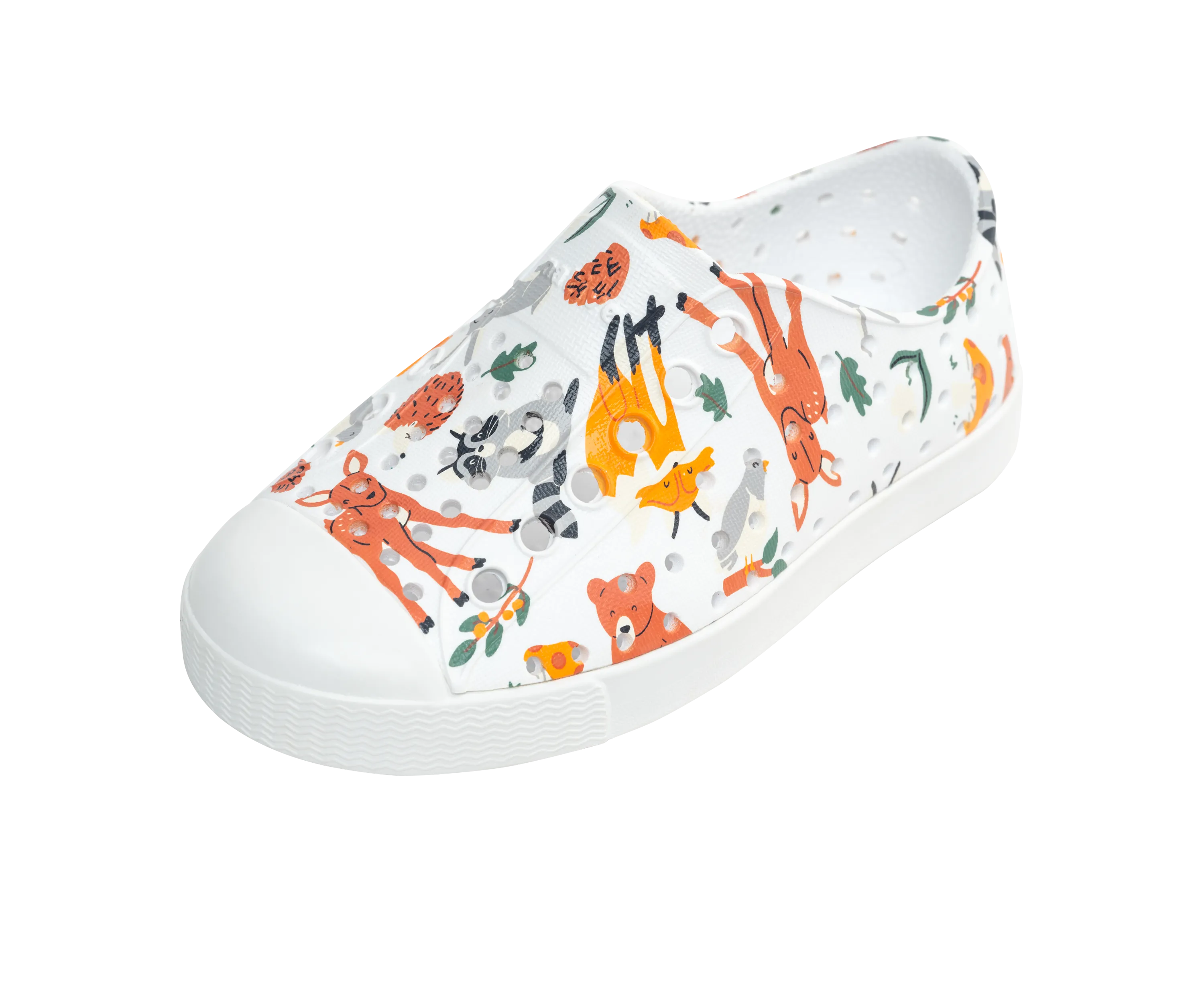 Native Jefferson Print - Shell White/ Shell White/ Foxtail Forest Friends