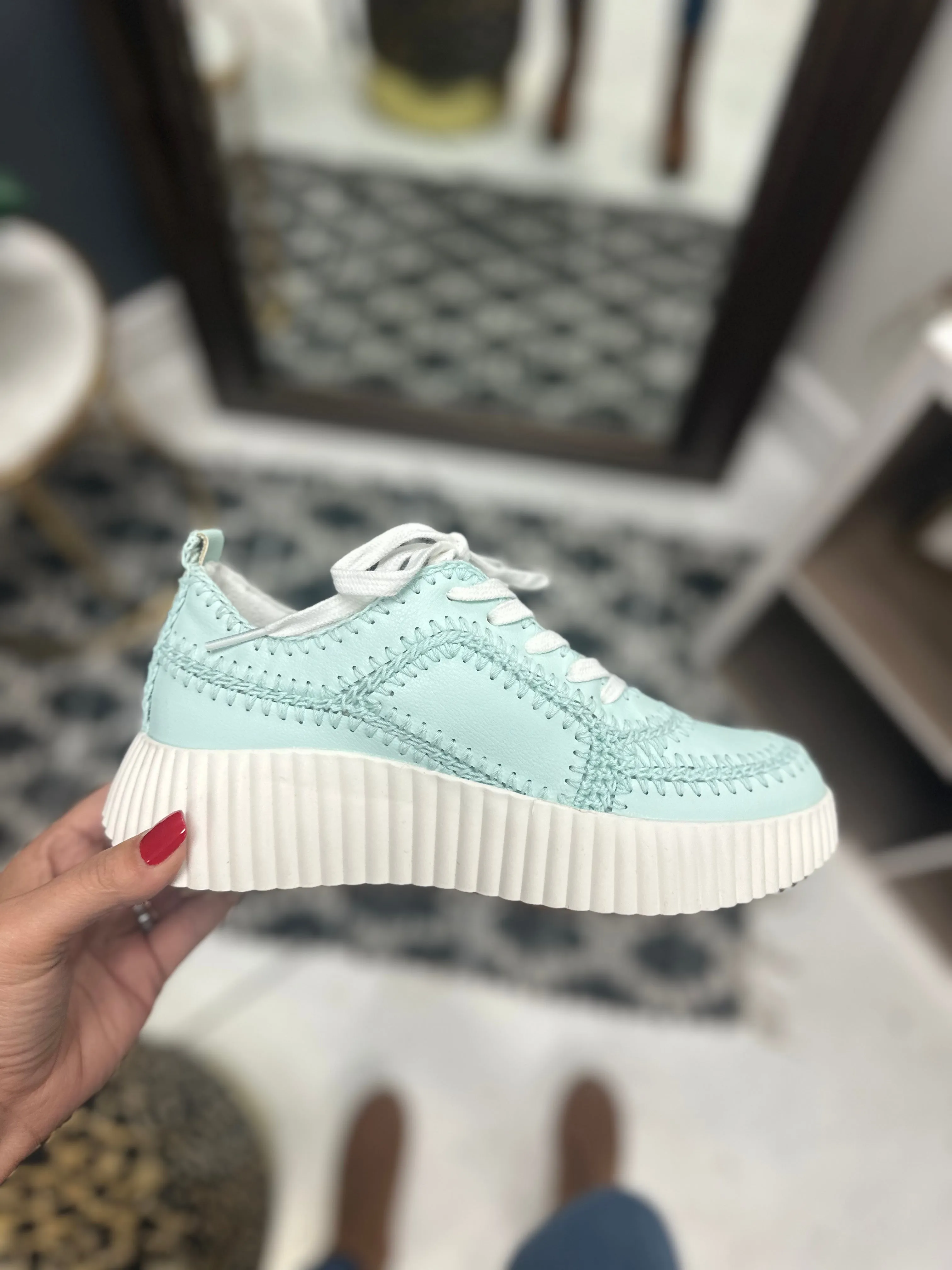 Nelson Aqua Sneaker