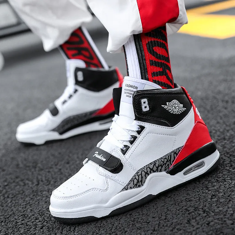 New Korean Version Joker Tide Basketball Shoes High Help
