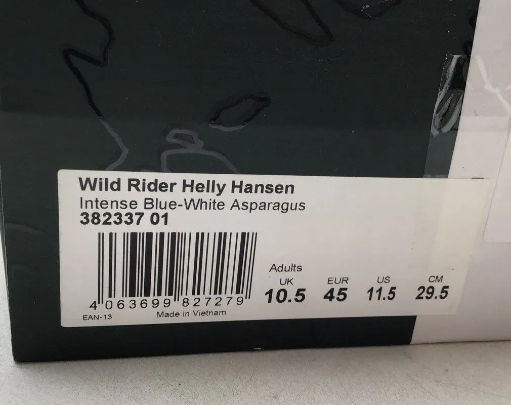New PUMA Men's Helly Hansen x Wild Rider Blue White Athletic Shoes - Size 11.5