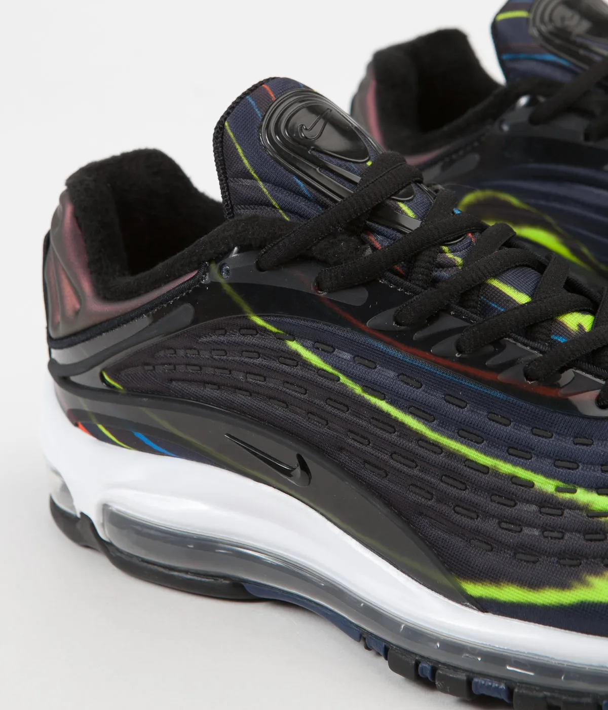 Nike Air Max Deluxe Shoes - Black / Black - Midnight Navy - Reflect Silver
