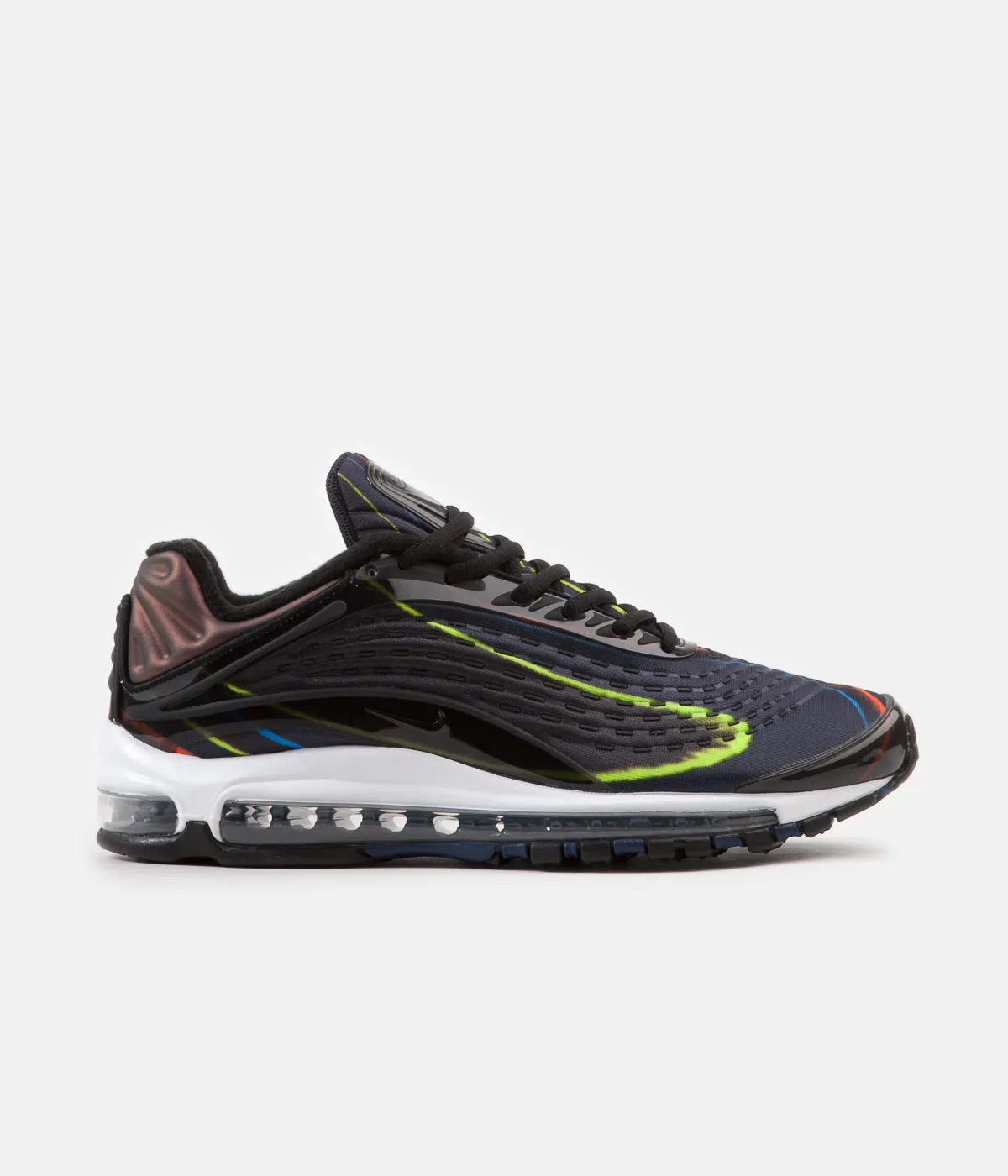 Nike Air Max Deluxe Shoes - Black / Black - Midnight Navy - Reflect Silver