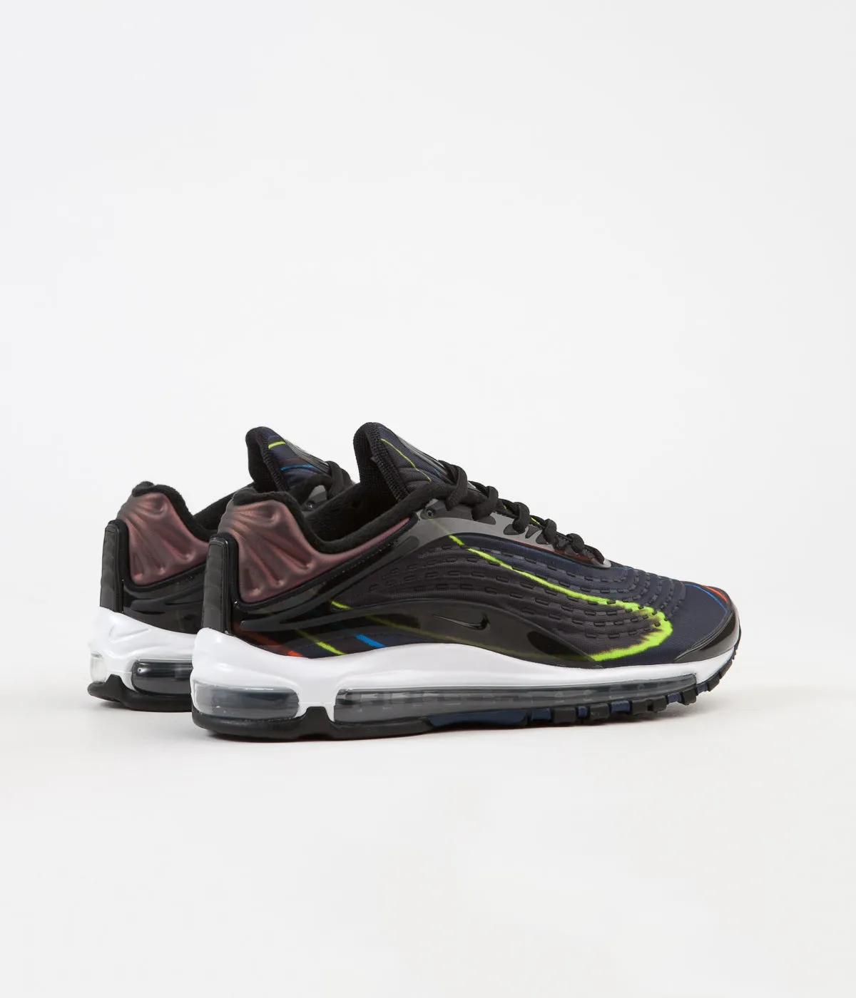 Nike Air Max Deluxe Shoes - Black / Black - Midnight Navy - Reflect Silver