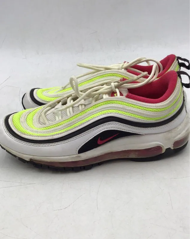 Nike Boys Air Max 97 White Green Running Athletic Shoes - Size 7Y