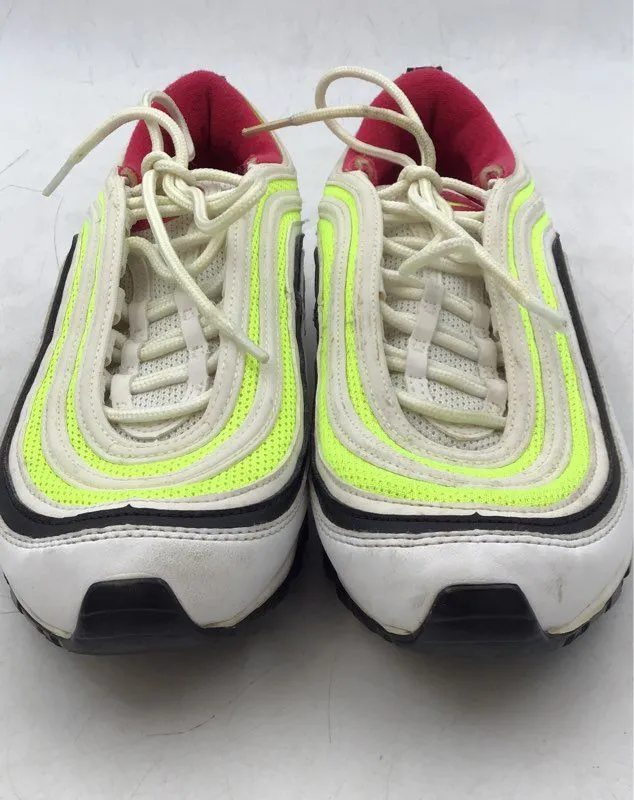 Nike Boys Air Max 97 White Green Running Athletic Shoes - Size 7Y