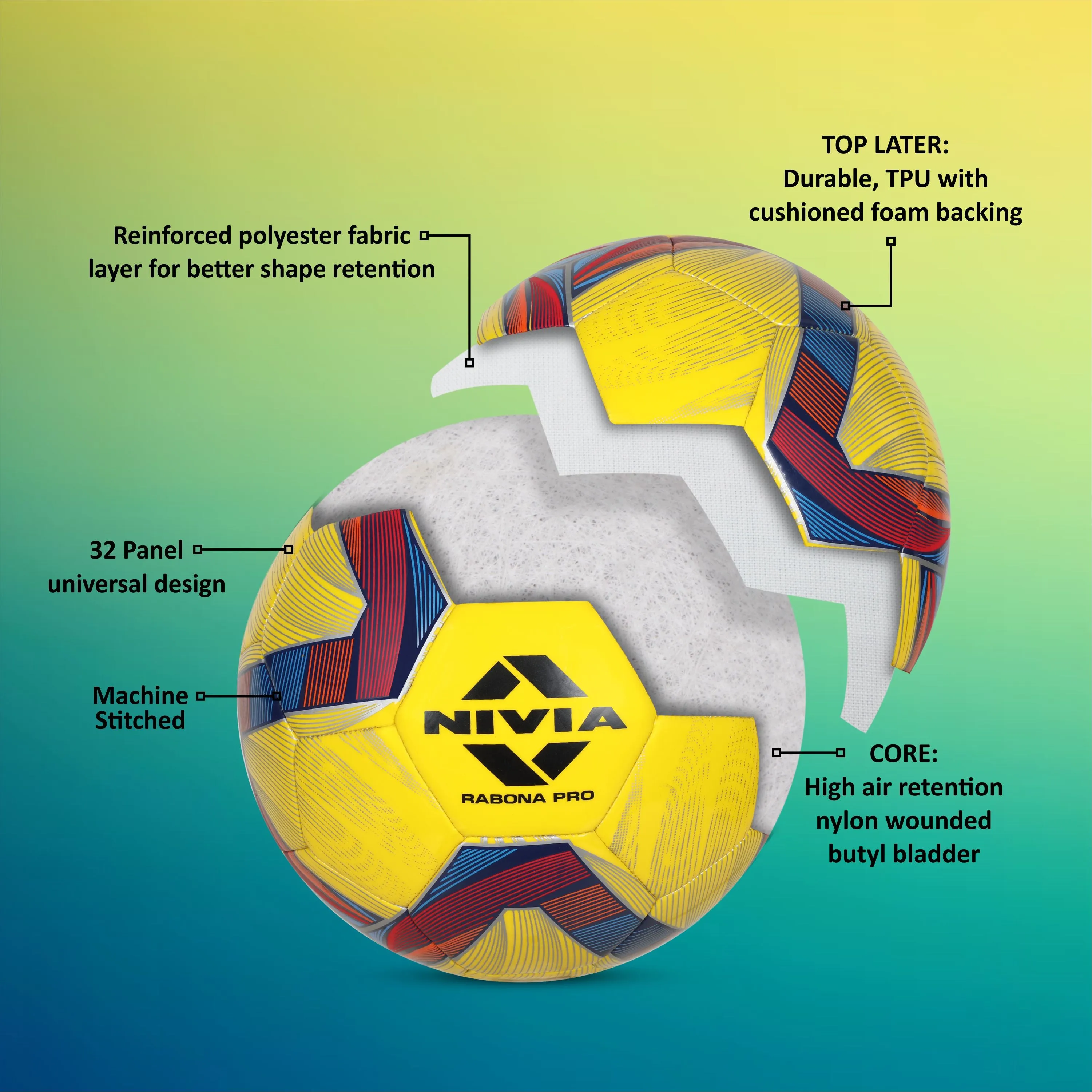 Nivia Rabona Pro Football