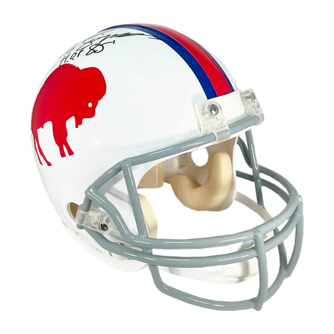 OJ Simpson Signed HOF 85 Inscription Buffalo Bills 1965-73 Throwback Authentic Full-Size Football Helmet (JSA)