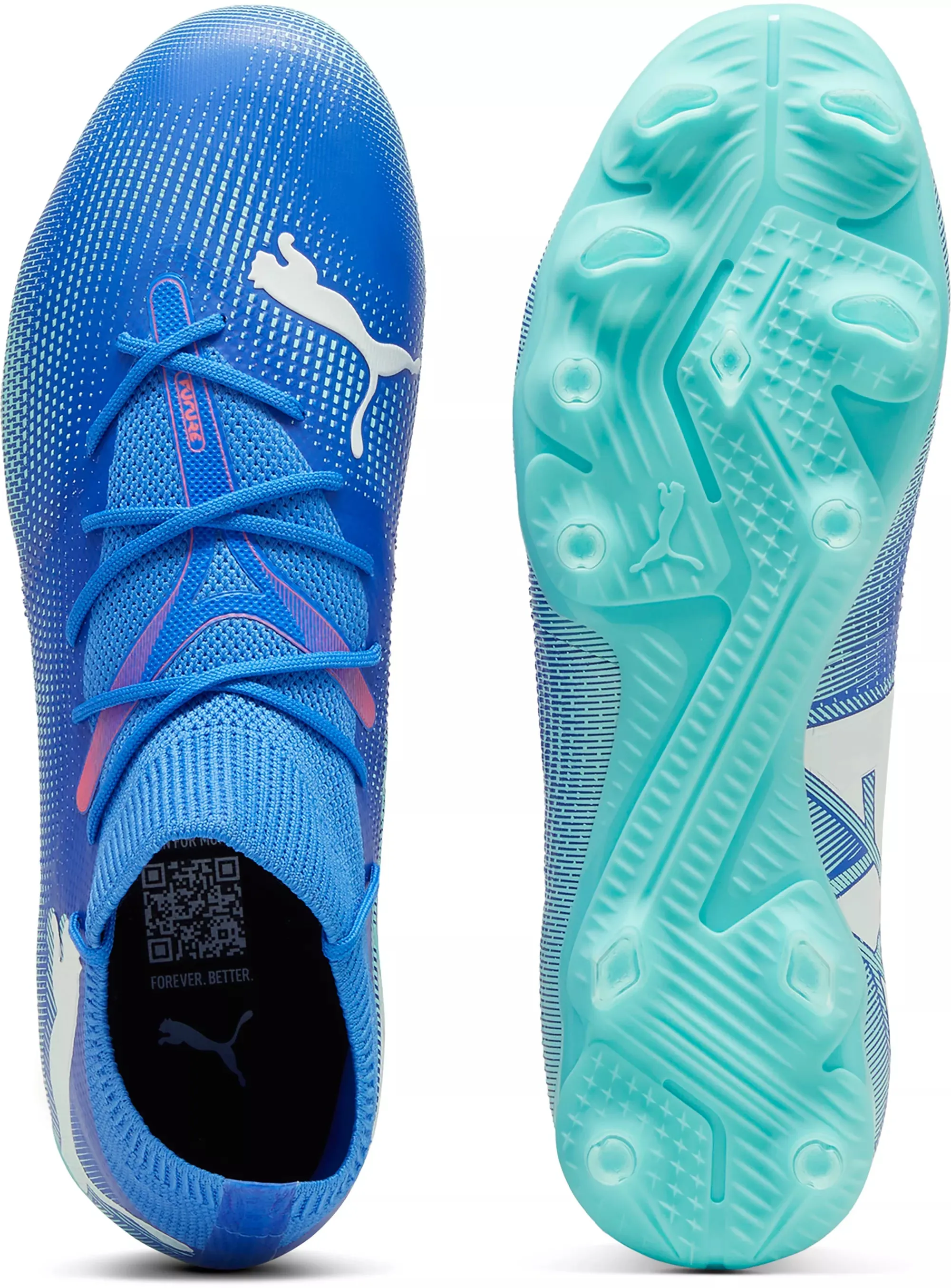 .PUMA FUTURE 7 MATCH FG/AG  Men's Football Boots - BLUEMAZING/WHITE - (107931 01) - MAZ - R2L17