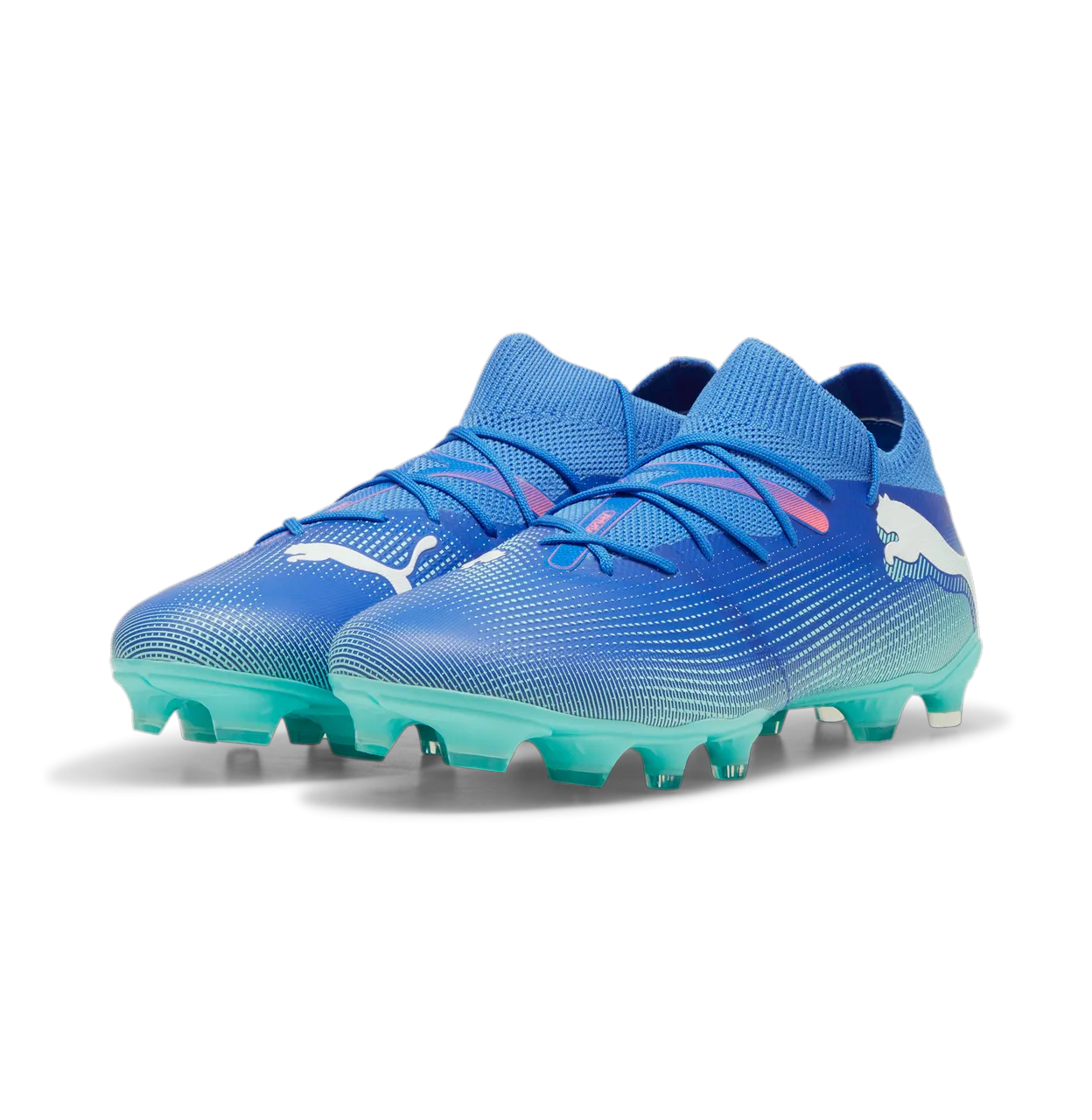 .PUMA FUTURE 7 MATCH FG/AG  Men's Football Boots - BLUEMAZING/WHITE - (107931 01) - MAZ - R2L17