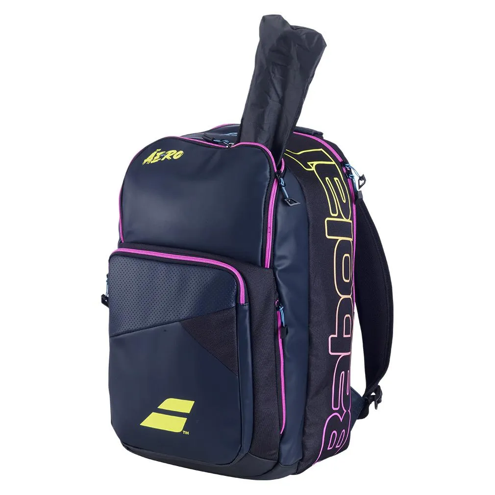 Pure Aero Rafa Tennis Backpack Blue and Yellow
