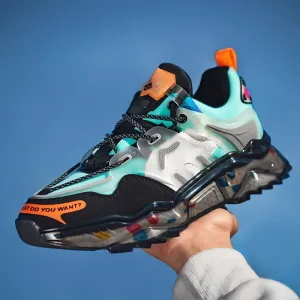 Running shoes light elastic fashion sneakers