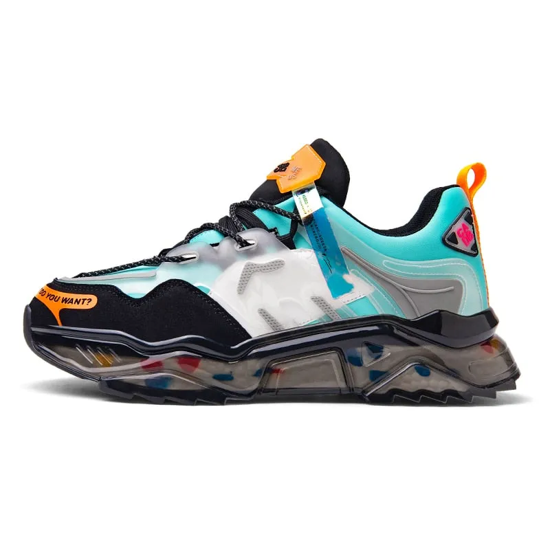 Running shoes light elastic fashion sneakers