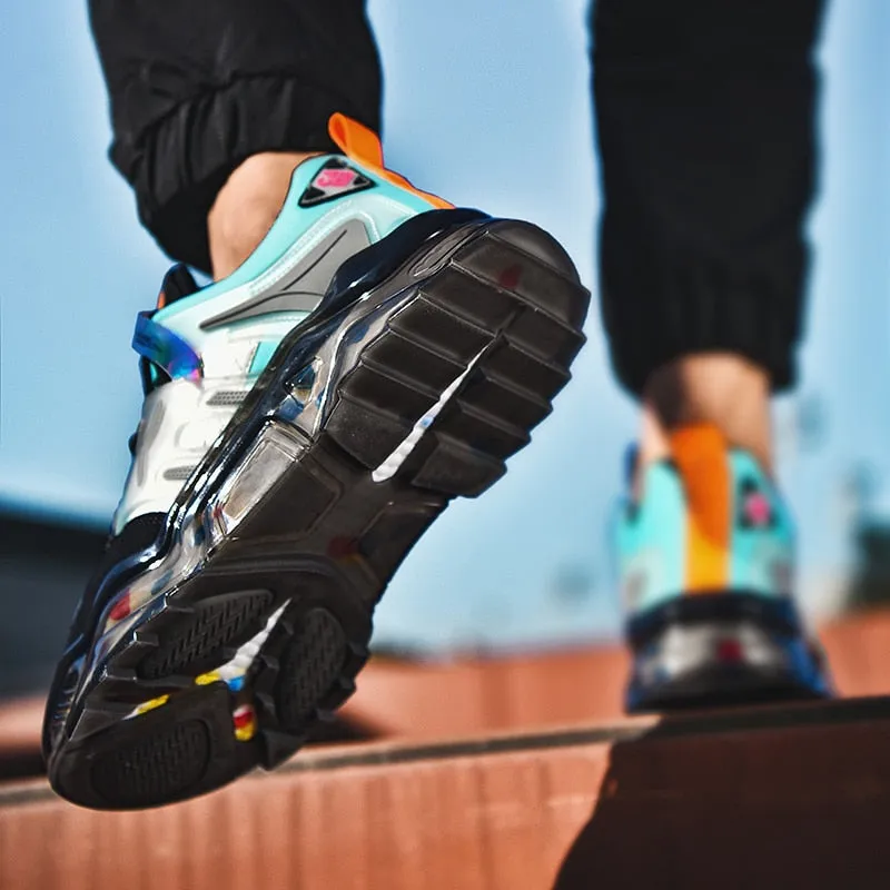 Running shoes light elastic fashion sneakers