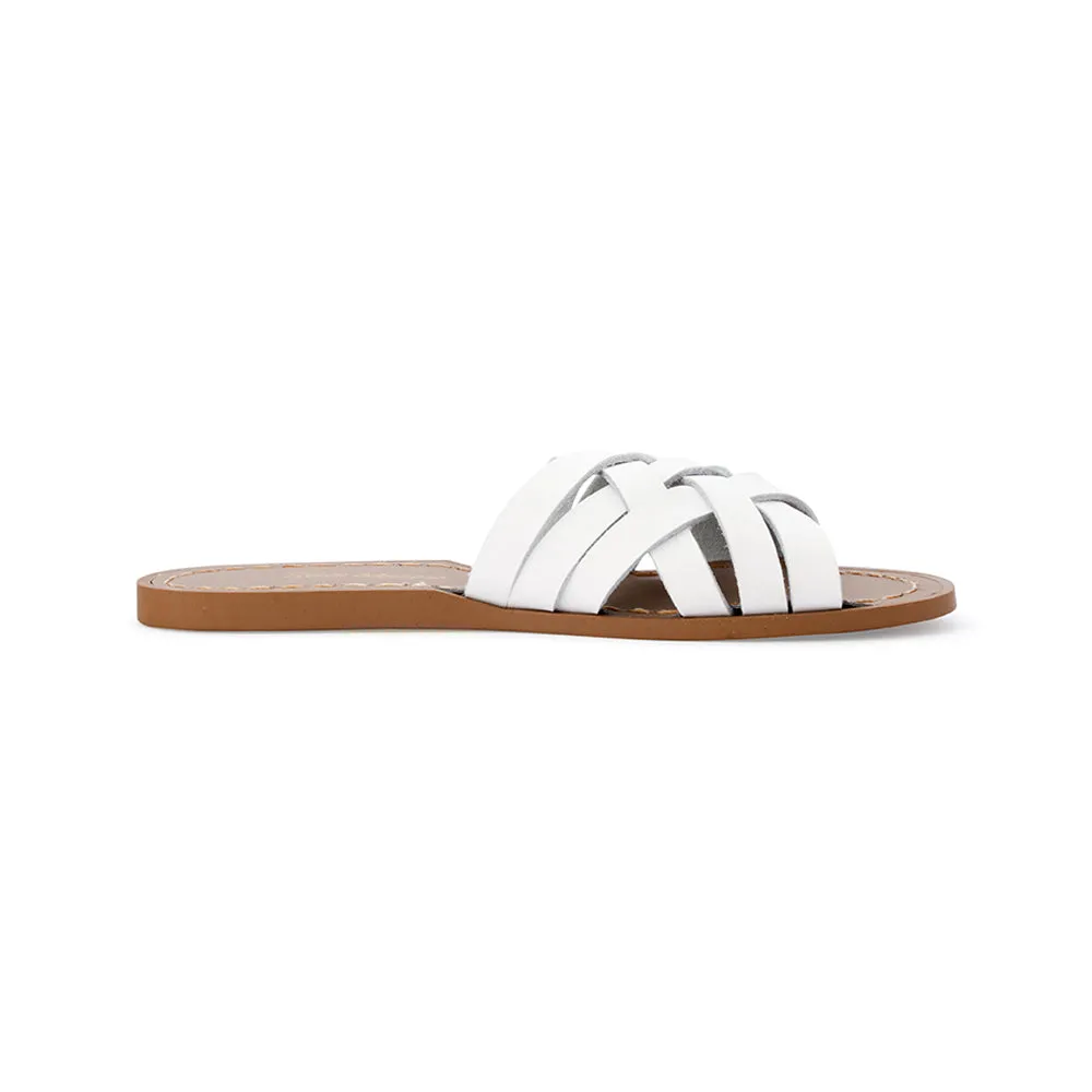 Salt Water Sandals WOMENS Retro Slide White
