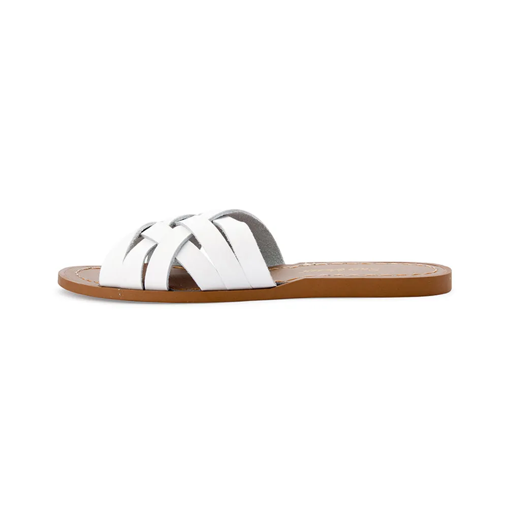 Salt Water Sandals WOMENS Retro Slide White