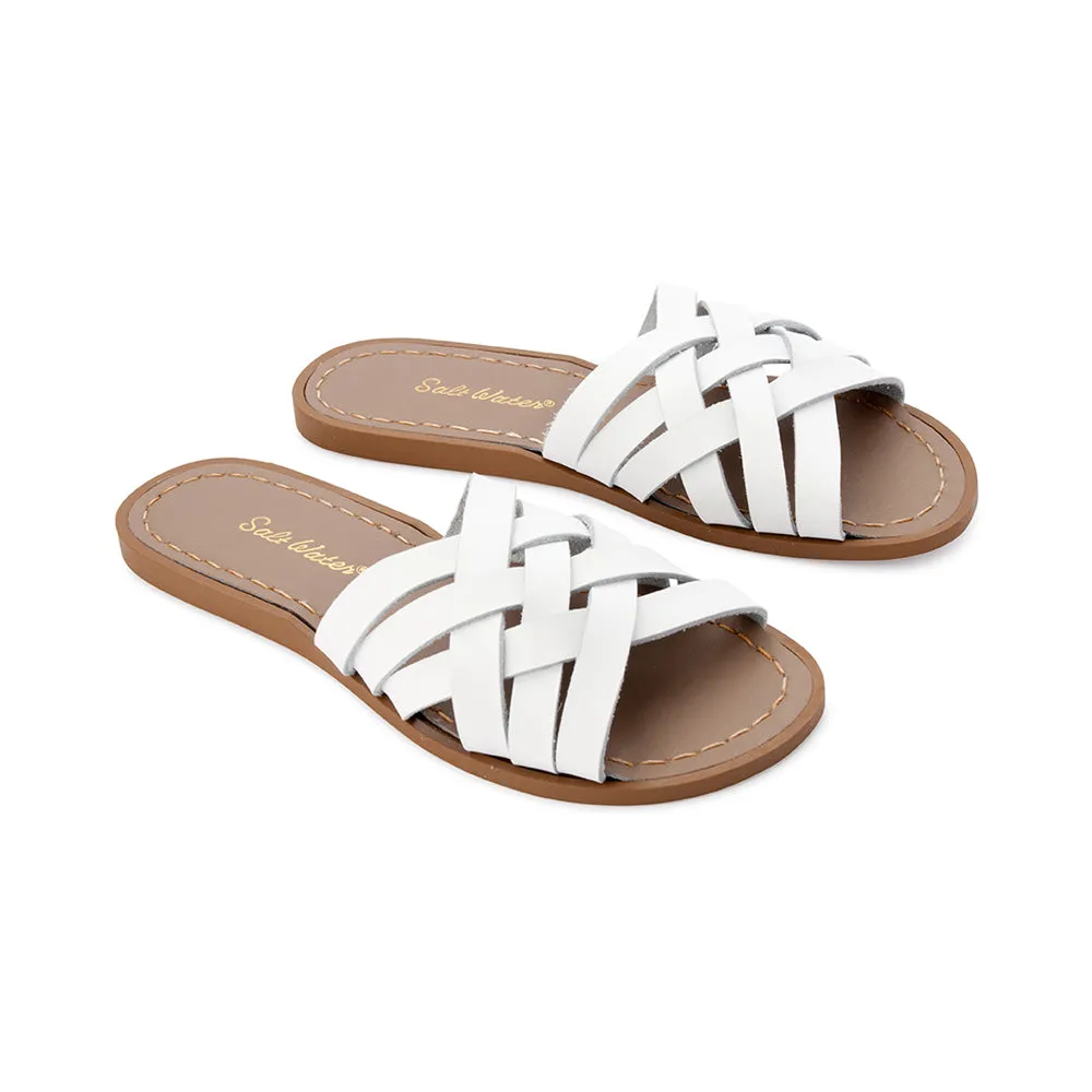 Salt Water Sandals WOMENS Retro Slide White