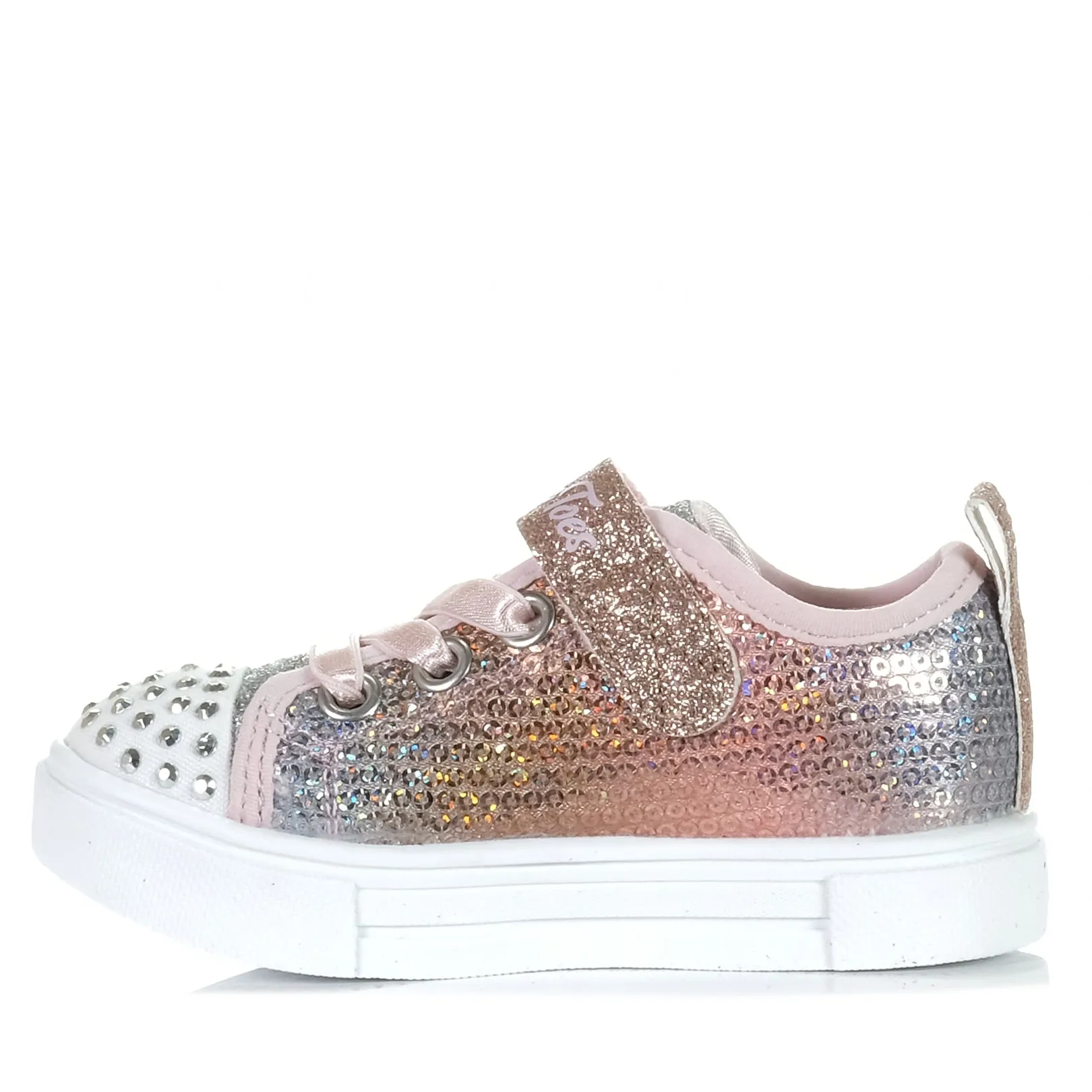 Skechers Twinkle Sparks - Sequin Flash 314776N Light Pink/Multi