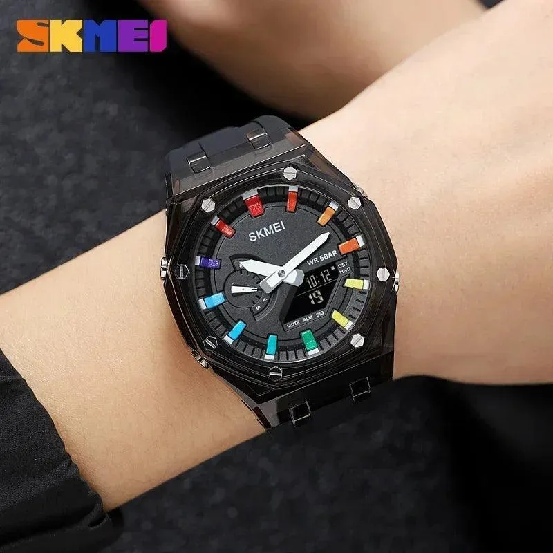 SKMEI Men's Digital Sports Watch: Ultimate Multifunctional Timepiece for Active Lifestyles