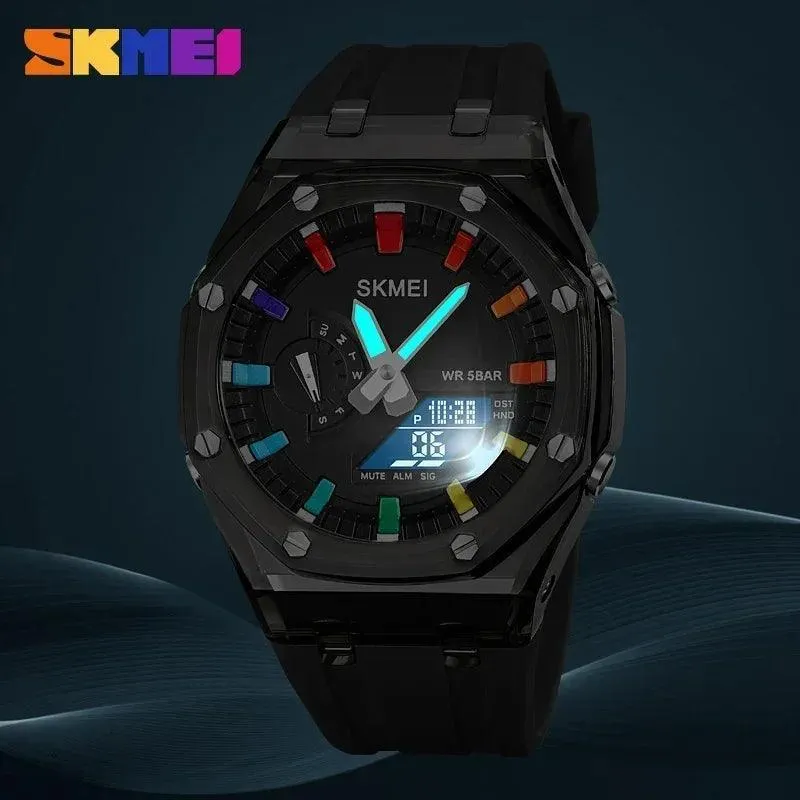 SKMEI Men's Digital Sports Watch: Ultimate Multifunctional Timepiece for Active Lifestyles