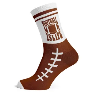 Sports Football Is Life Socks