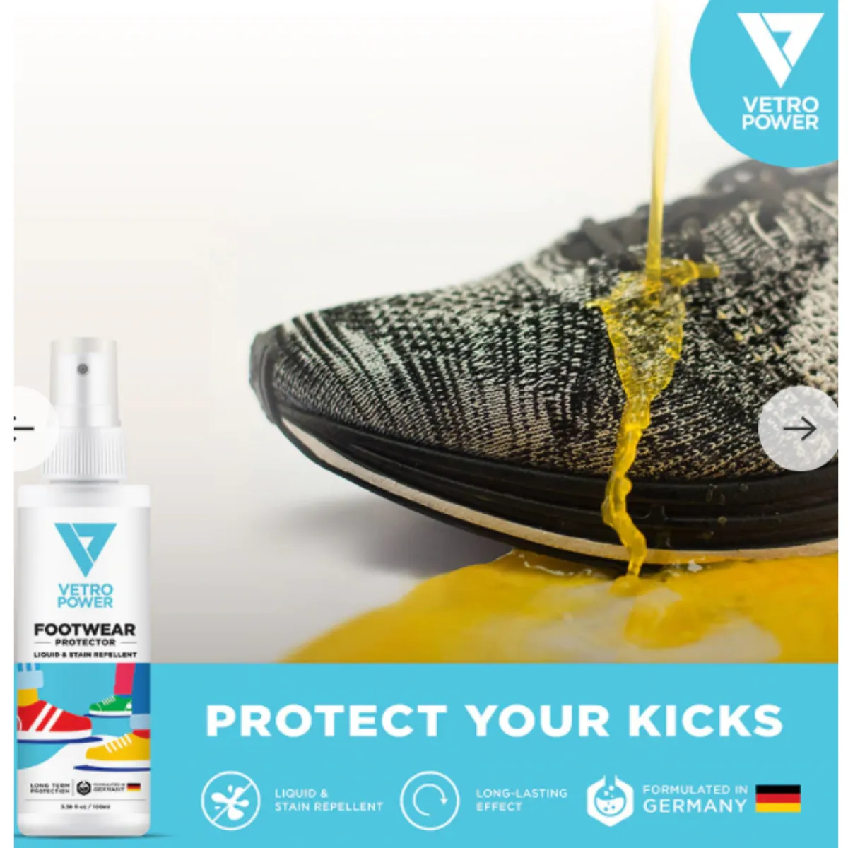 Vetro Power Footwear Protector - 100ml