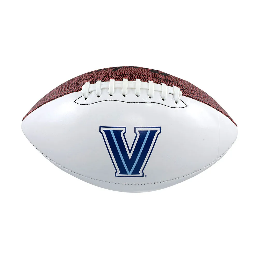 Villanova Wildcats Autograph Football