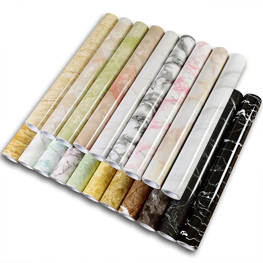 Waterproof Marble Pattern Stickers Sheets