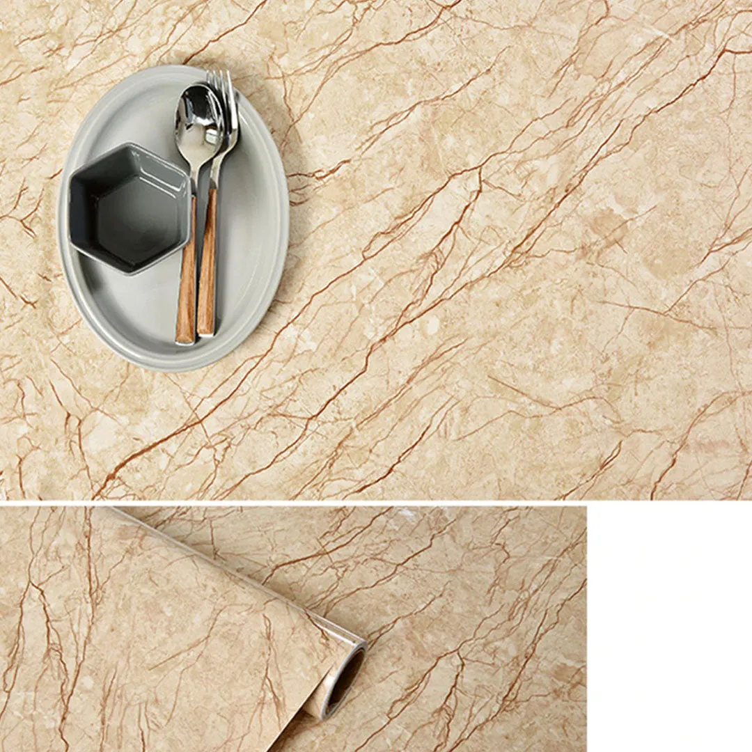 Waterproof Marble Pattern Stickers Sheets
