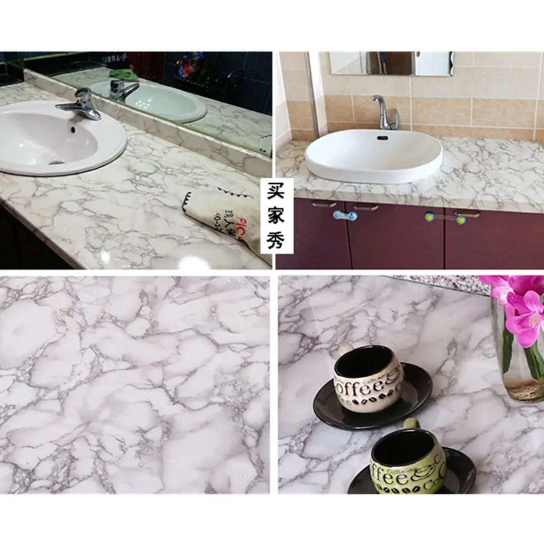 Waterproof Marble Pattern Stickers Sheets