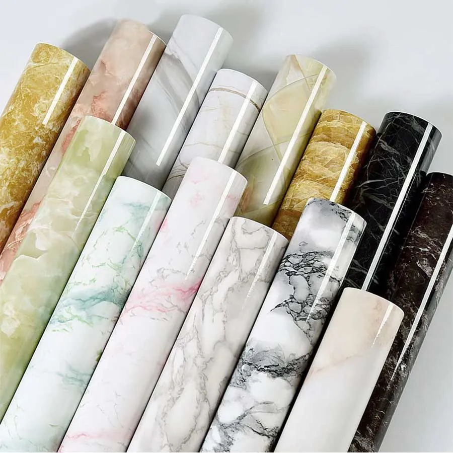 Waterproof Marble Pattern Stickers Sheets