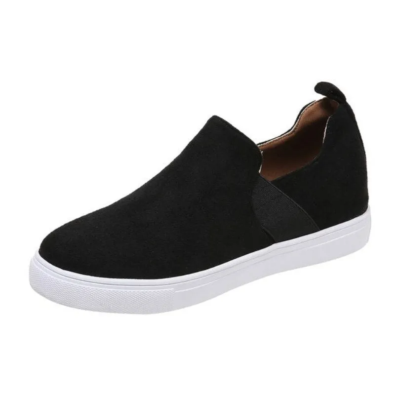 Women Fashion Leopard Internal Increase Sneakers