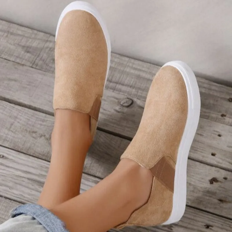 Women Fashion Leopard Internal Increase Sneakers