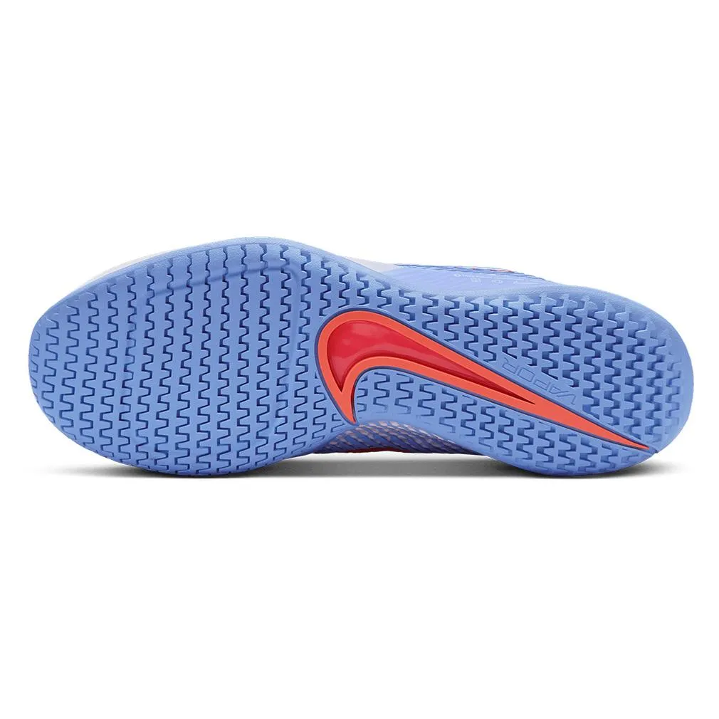 Women`s Air Zoom Vapor 11 Tennis Shoes White and Hyper Royal