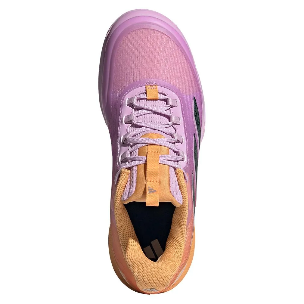 Women's Avacourt 2 Tennis Shoes Hazy Orange and Legend Ivy