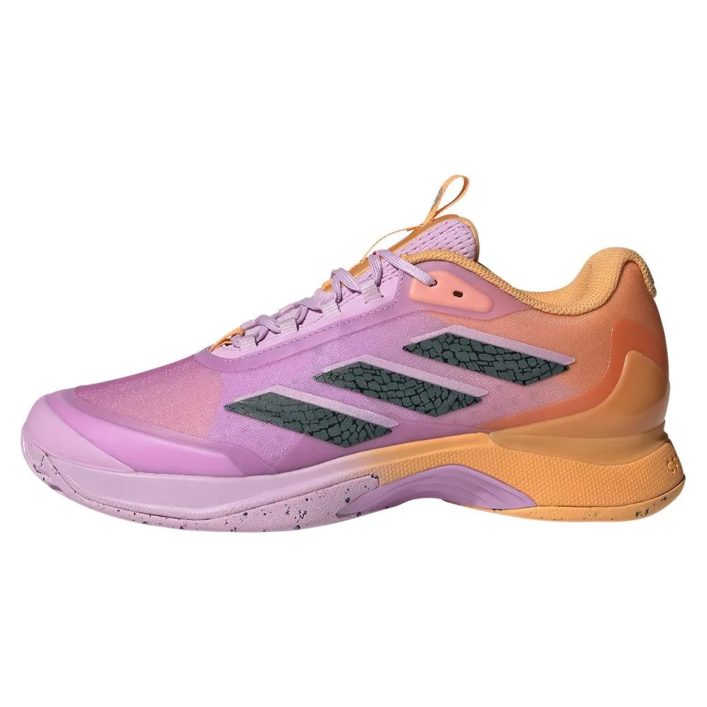 Women's Avacourt 2 Tennis Shoes Hazy Orange and Legend Ivy
