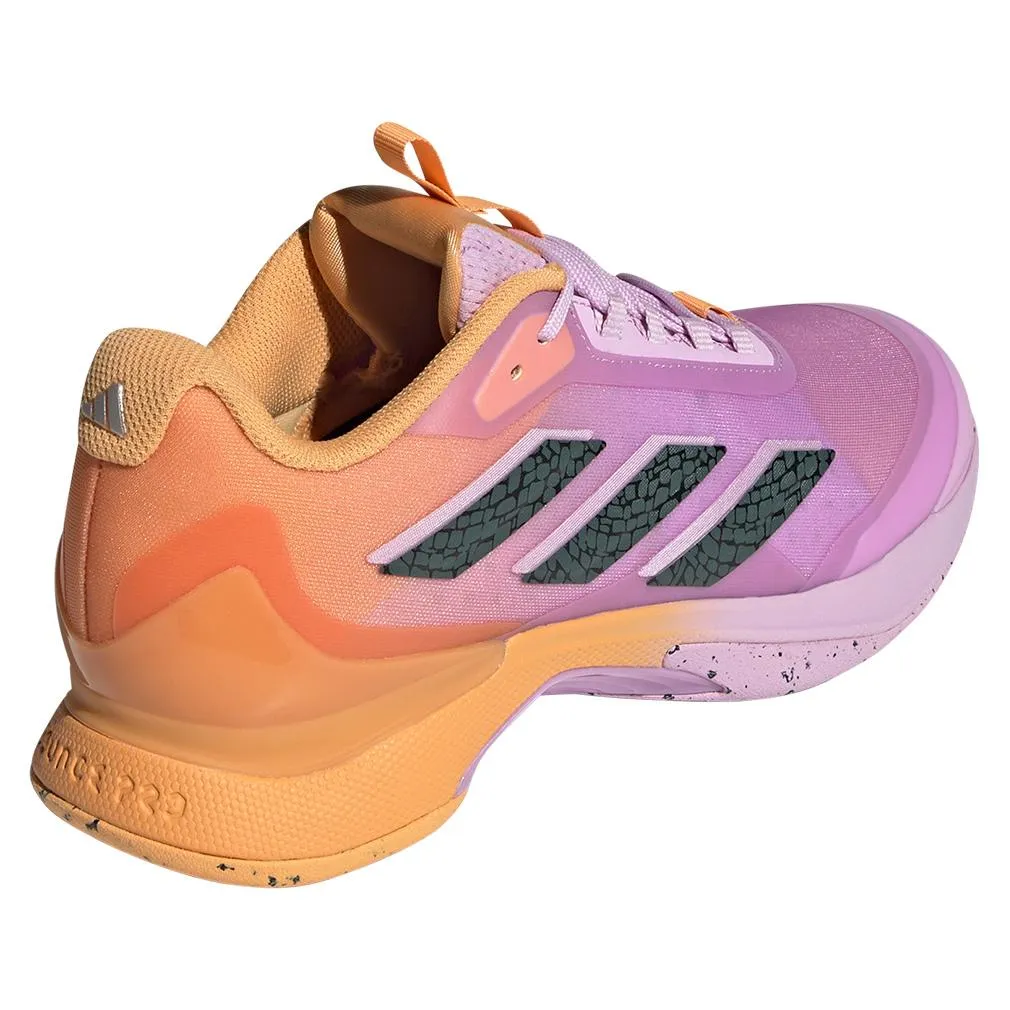 Women's Avacourt 2 Tennis Shoes Hazy Orange and Legend Ivy