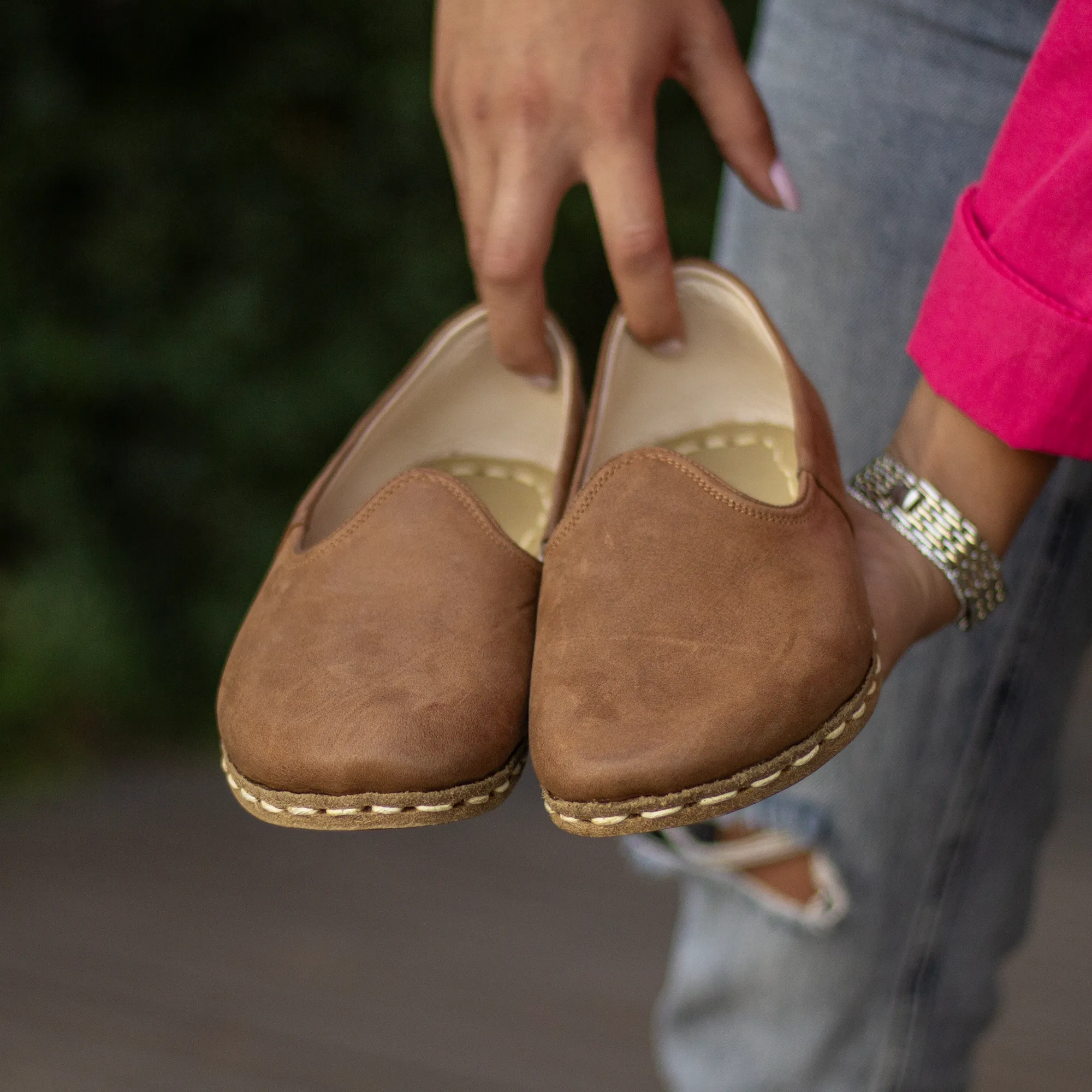 Women's Barefoot Grounding Shoes - Matte Brown