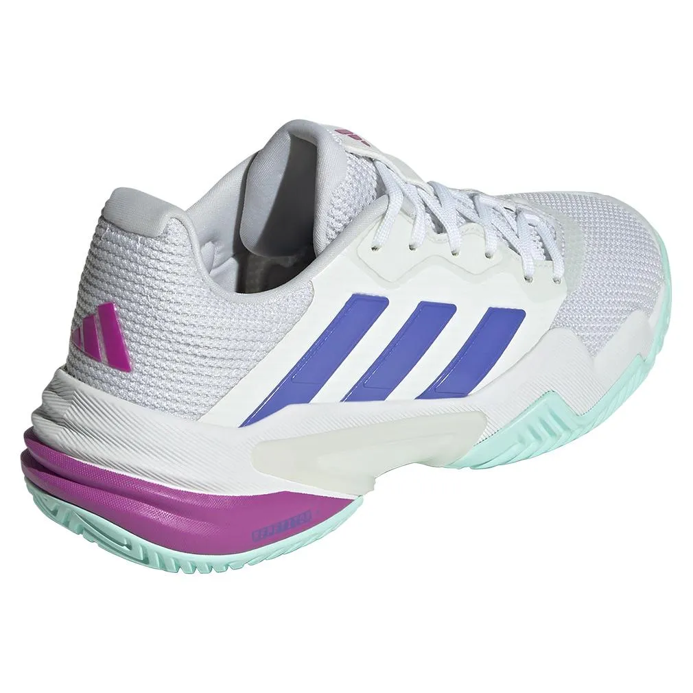 Womens Barricade 13 Tennis Shoes White and Cobalt Blue