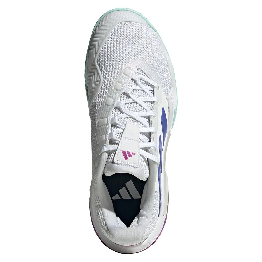 Womens Barricade 13 Tennis Shoes White and Cobalt Blue