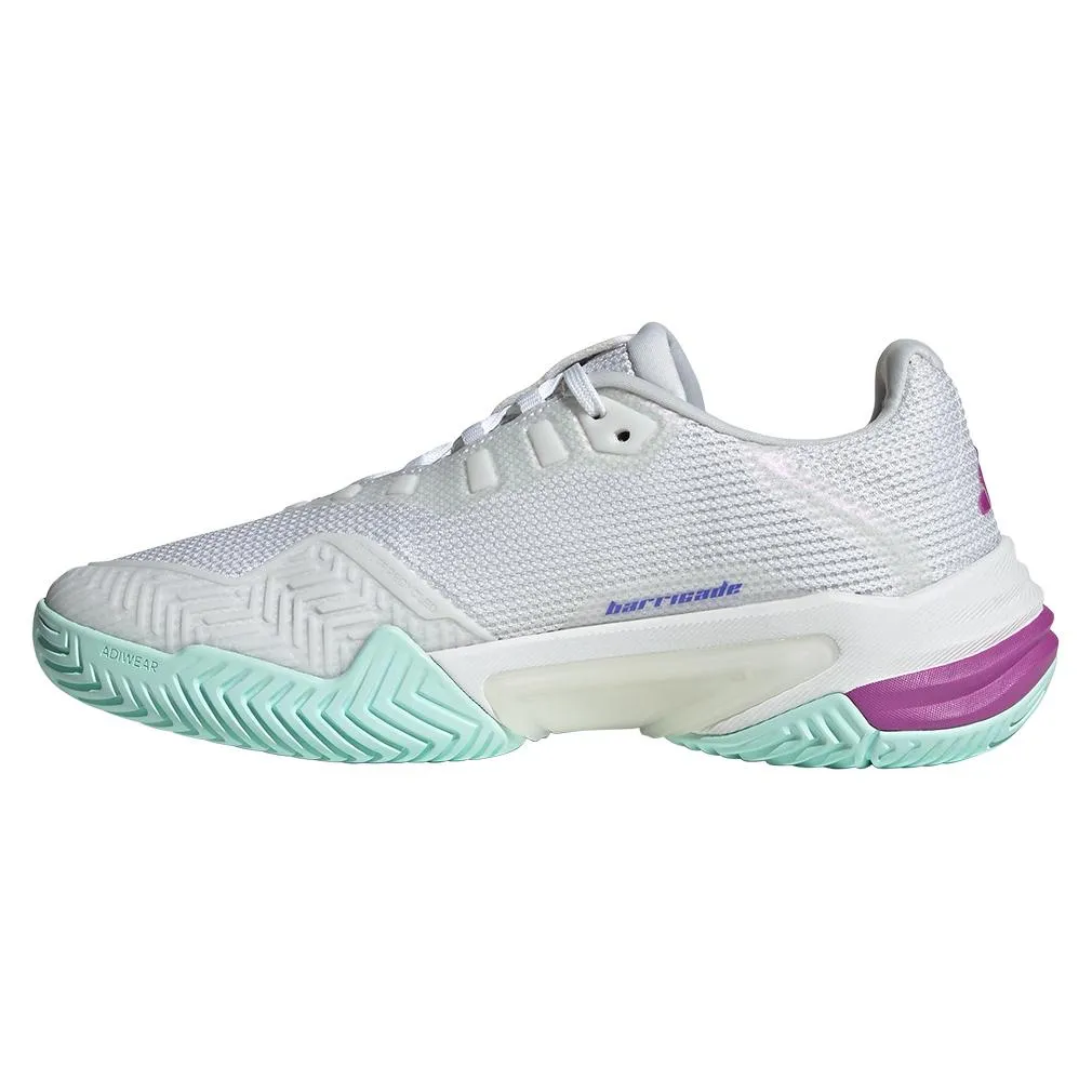 Womens Barricade 13 Tennis Shoes White and Cobalt Blue