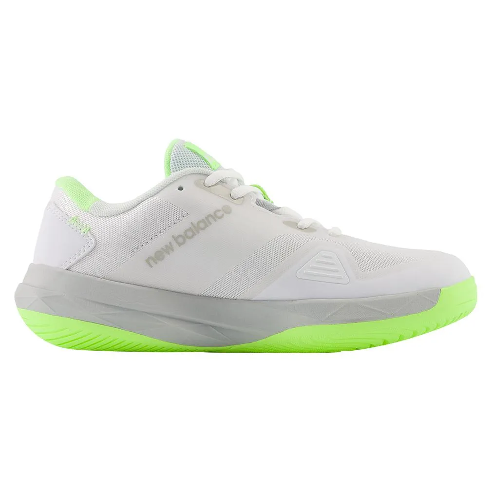 Women's FuelCell 796v4 D Width Tennis Shoes White and Bleached Lime