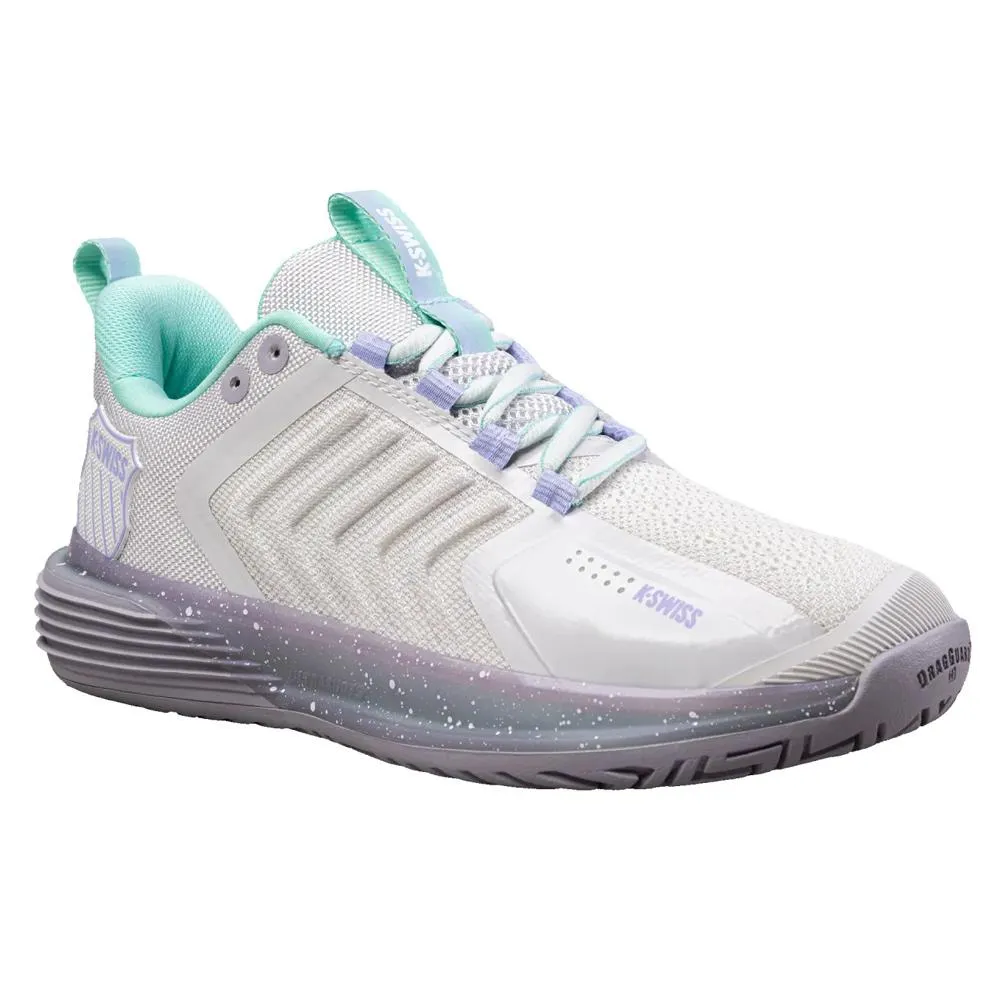 Women`s Ultrashot 3 Tennis Shoes Nimbus Cloud and Lilac Gray