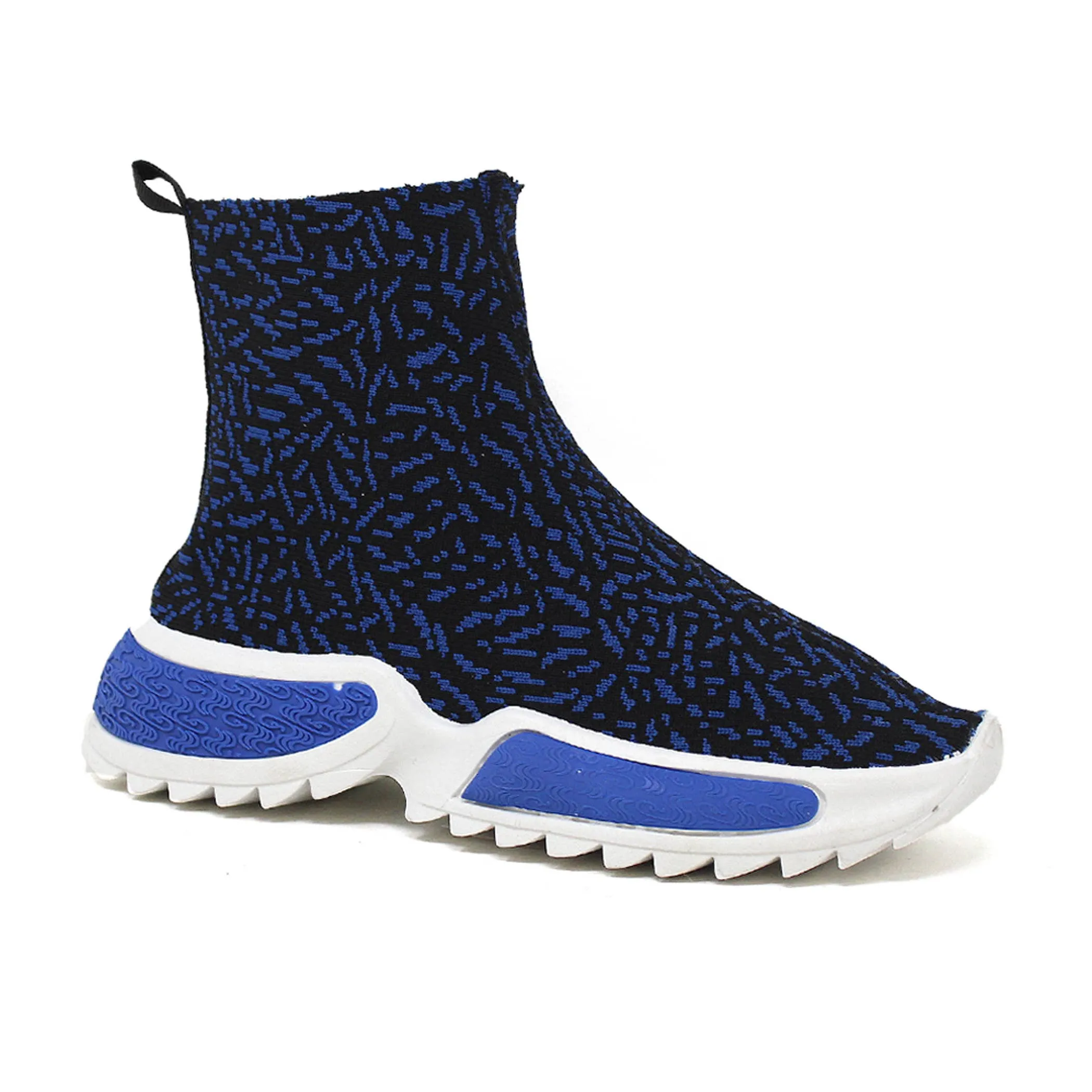 Yoki Womens Drew-09 Multi Color Sock Sneaker